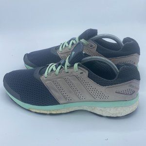 Adidas Supernova Glide Boost Blue Gray Athletic Sneaker